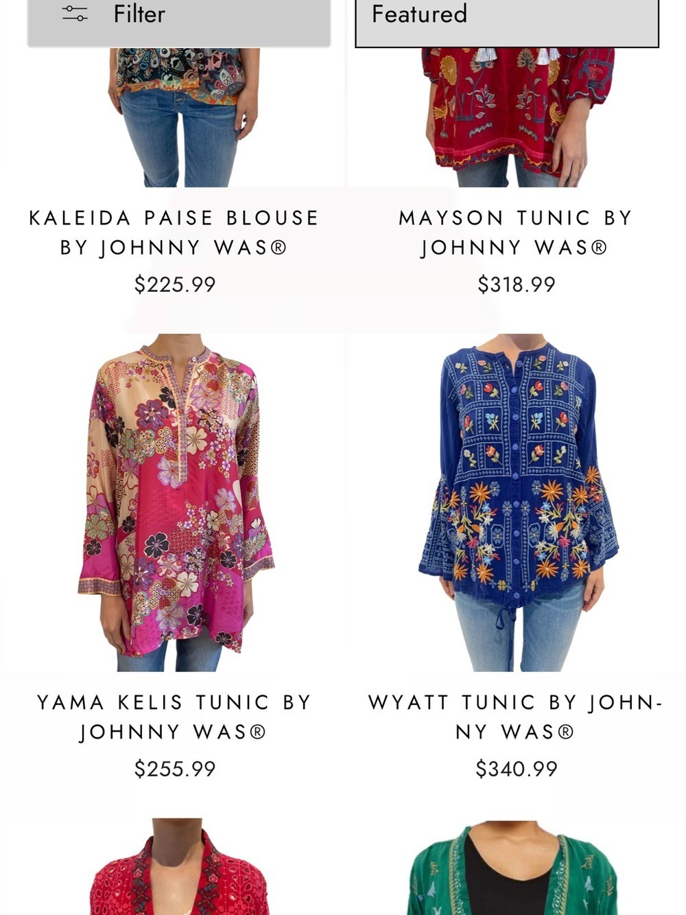 Johnny Was Yama Kels Silk Tunic - Picture 4 of 16